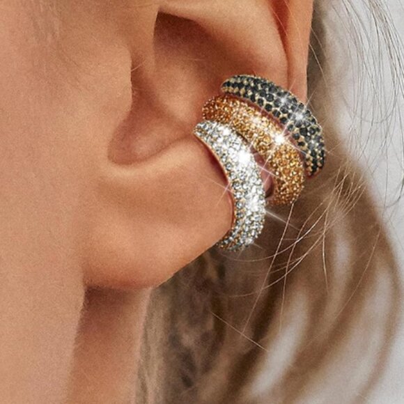 NEW! SET OF 3 : Non-Piercing Ear Cuffs Earrings - Picture 3 of 7